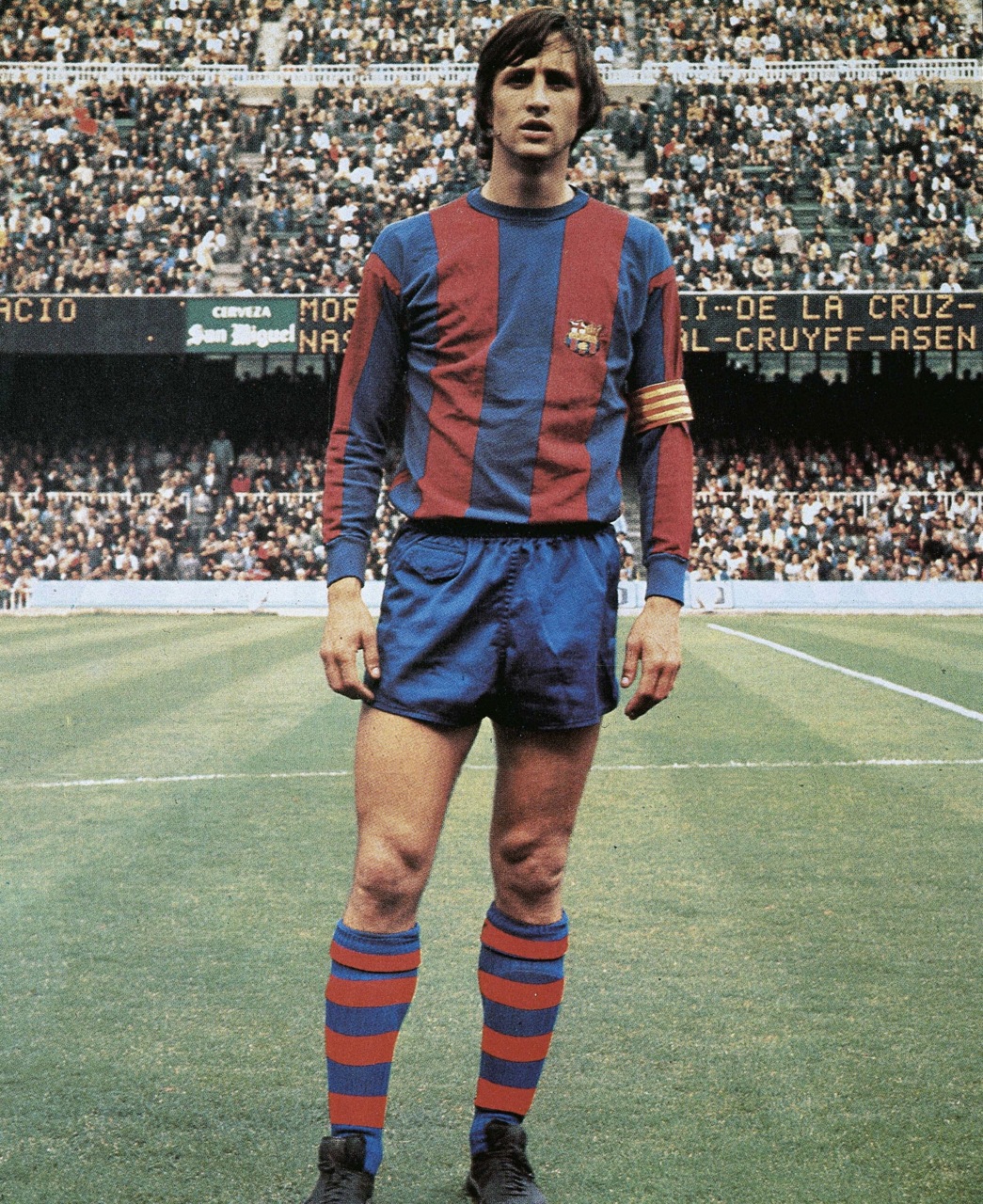 Cruyff jugador de Barcelona