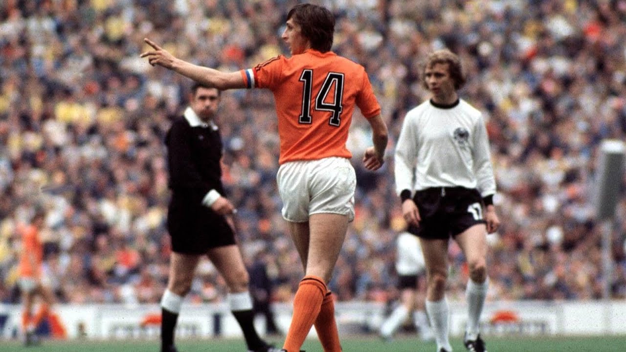 Cruyff jugador de Holanda